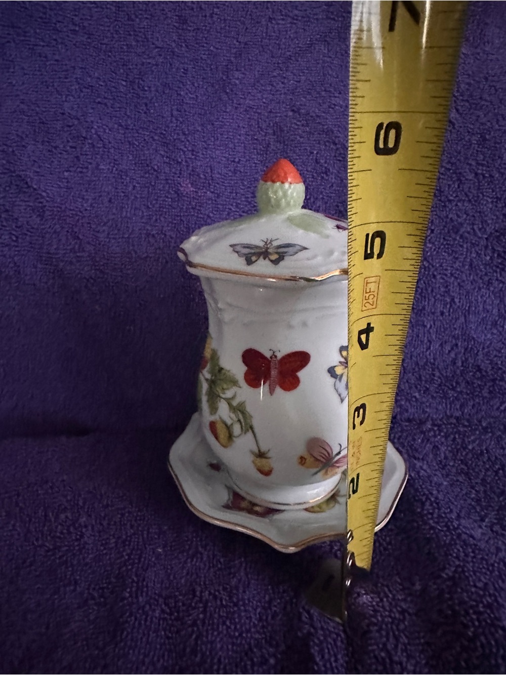 Vintage Lenwile Ardalt Springtime Jam Jar, Plate and Spoon - Picture 2 of 9
